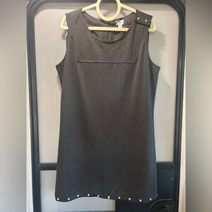 Worthington Charcoal Sleeveless Mini Dress - Redesigned